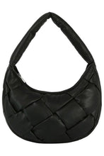Load image into Gallery viewer, Ecostitch Puffy Woven Hobo Shoulder Bag