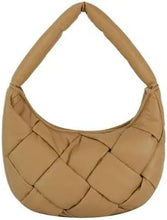 Load image into Gallery viewer, Ecostitch Puffy Woven Hobo Shoulder Bag