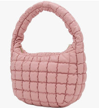 Load image into Gallery viewer, Women Padded Hobo Bag Versatile Cloud Pleatd Bag Lightweight Down Clutch Bag Quilted Tote Handbag Fall Winter Purse