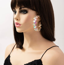 Load image into Gallery viewer, Darcie Rhinestone Clasp Earrings