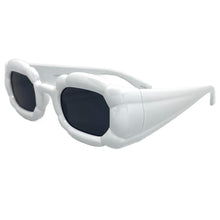 Load image into Gallery viewer, EXAGGERATED Funky Vintage Retro Style SUNGLASSES Big Thick Frame Dark Lens
