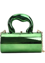 Load image into Gallery viewer, Acrylic Clutch Tote Bag for Women Silver Purse Hobo Bag Satchel Crossbody Bags Y2k Purse Acrylic Purse Shoulder Bag
