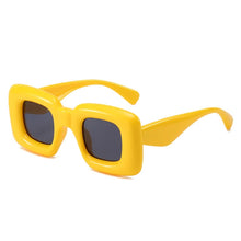 Load image into Gallery viewer, Cute Square thick frame Inflated Sunglasses for Women Men chunky y2k glasses trendy funny womens shades
