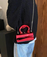 Load image into Gallery viewer, Acrylic Clutch Tote Bag for Women Silver Purse Hobo Bag Satchel Crossbody Bags Y2k Purse Acrylic Purse Shoulder Bag
