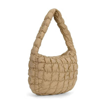 Load image into Gallery viewer, Women Padded Hobo Bag Versatile Cloud Pleatd Bag Lightweight Down Clutch Bag Quilted Tote Handbag Fall Winter Purse
