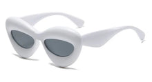 Load image into Gallery viewer, Fashion Inflated Cat-eye Sunglasses for Women Oversized Frame Sexy Lip Candy Color Glasses Trendy Designer Style
