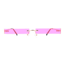 Load image into Gallery viewer, Rimless Avant Garde Slit Narrow Lens Pimp Shade Sunglasses
