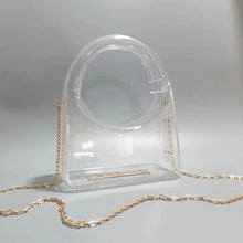 Load image into Gallery viewer, Women Acrylic clear box Clutch Bag For Wedding Party rose black tote Evening Transparent Purse Designer Handbags High Quality
