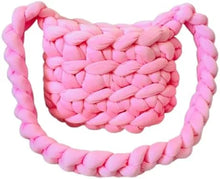 Load image into Gallery viewer, Chunky Knit Bags for Women Handwoven Hobo Bag Crochet Shoulder Bag Cute Tote Bags Summer Beach Bag
