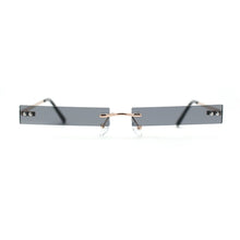 Load image into Gallery viewer, Rimless Avant Garde Slit Narrow Lens Pimp Shade Sunglasses
