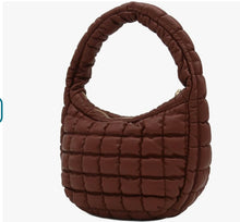 Load image into Gallery viewer, Women Padded Hobo Bag Versatile Cloud Pleatd Bag Lightweight Down Clutch Bag Quilted Tote Handbag Fall Winter Purse
