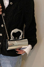 Load image into Gallery viewer, Acrylic Clutch Tote Bag for Women Silver Purse Hobo Bag Satchel Crossbody Bags Y2k Purse Acrylic Purse Shoulder Bag
