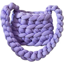 Load image into Gallery viewer, Chunky Knit Bags for Women Handwoven Hobo Bag Crochet Shoulder Bag Cute Tote Bags Summer Beach Bag
