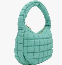 Load image into Gallery viewer, Women Padded Hobo Bag Versatile Cloud Pleatd Bag Lightweight Down Clutch Bag Quilted Tote Handbag Fall Winter Purse
