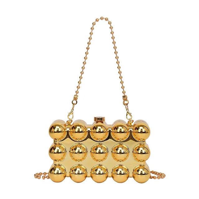 Bubble Acrylic Clutch Handbag for Women Trend 2024 Designer Square Evening Party Bag with Top Handle Shoulder Chain Purse Boxes