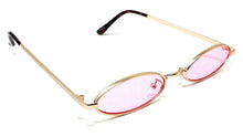 Load image into Gallery viewer, Unisex Metal Retro 90s Small Oval Frame w/ Color Lens
