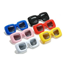 Load image into Gallery viewer, Cute Square thick frame Inflated Sunglasses for Women Men chunky y2k glasses trendy funny womens shades
