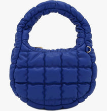 Load image into Gallery viewer, FashionPuzzle Soft PU Leather Lightweight Quilted Puffer Bag

