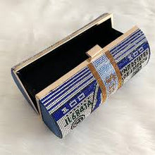 Load image into Gallery viewer, Women&#39;s Luxury Rhinestone Dollar Bill Cylinder Clutch Bag Roll Money Purse, Diamond Money Clutch Purse Bling Cash Mini Shoulder Handbag for Wedding, Evening Party
