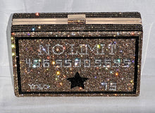 Load image into Gallery viewer, No Limit No Limit Credit Card | Rhinestone Purse | Bling Evening Bag | Crystal Clutch | Bedazzle Gift | Ultra Sparkle | Exclusive

