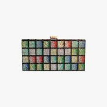Load image into Gallery viewer, Women Butterfly Crystal Clutch Purse Rhinestone Evening Handbags
