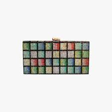 Women Butterfly Crystal Clutch Purse Rhinestone Evening Handbags