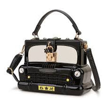 Load image into Gallery viewer, Black Car Shape Women Handbag Shoulder Bag Acrylic Box Style Purse Crossbody Bag Female Party Clutch Designer Evening Bag

