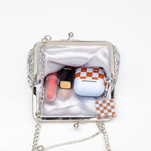 Load image into Gallery viewer, Zlybola Beaded Sequin Evening Small Handbags Clutch Purses for Women Metal mesh Small Crossbody Bag Cell Phone Purse Wallet
