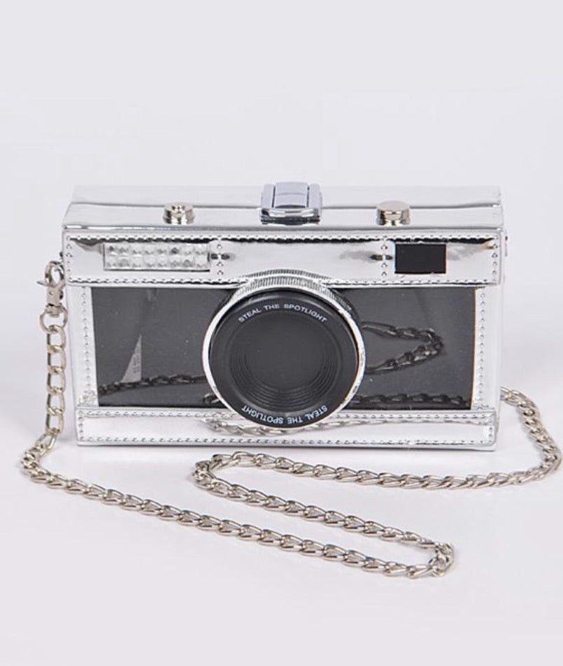 Pretti Kodak Camera Shoulder Bag Snapshot PU Leather Crossbody Bag Vintage Novelty Cute Handbag Purse