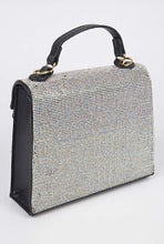 Load image into Gallery viewer, Subduction Glitter Rhinestone Top Handle Bag, Fashion Crystal Crossbody Evening Bag, Sparkling Cocktail Party Club Bling Clutch Purse for Women
