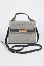 Load image into Gallery viewer, Subduction Glitter Rhinestone Top Handle Bag, Fashion Crystal Crossbody Evening Bag, Sparkling Cocktail Party Club Bling Clutch Purse for Women
