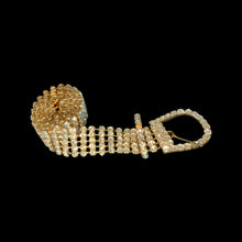 Load image into Gallery viewer, Diamond Girl Belt Rhinestone Chain Belt Gold
