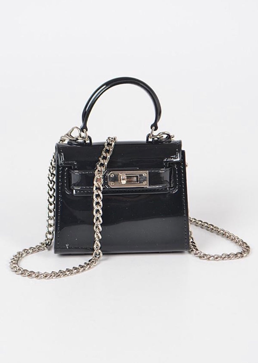 Slice of Pretti Lock Mini Bag Women Jelly Bag Handbags Fashion