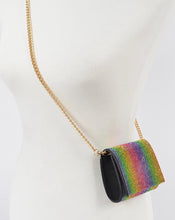 Load image into Gallery viewer, Sha Mini Rhinestone Decor Flap Square Bag
