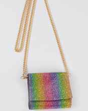 Load image into Gallery viewer, Sha Mini Rhinestone Decor Flap Square Bag
