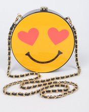 Load image into Gallery viewer, Be Happy Smiley Face Clutch
