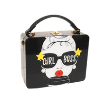 Load image into Gallery viewer, Girl Boss Acrylic Shoulder Bag Purse Clutch

