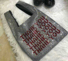 Load image into Gallery viewer, Thank You Bling Shoppers Purse
