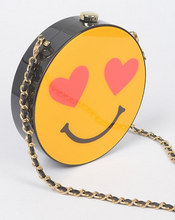 Load image into Gallery viewer, Be Happy Smiley Face Clutch
