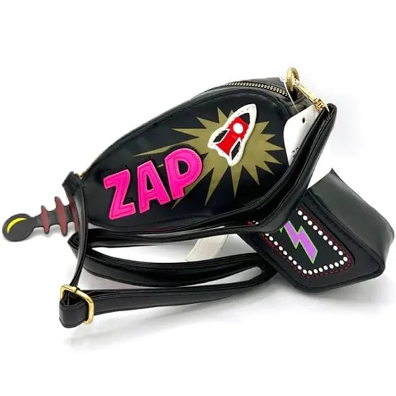 ZAP LASER GUN LEATHER PURSE HANDBAG