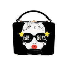 Load image into Gallery viewer, Girl Boss Acrylic Shoulder Bag Purse Clutch
