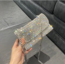 Load image into Gallery viewer, Dora Sparkle Rhinestone evening clutch bag
