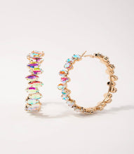 Load image into Gallery viewer, Darcie Rhinestone Clasp Earrings
