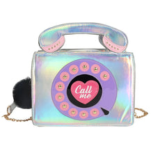 Load image into Gallery viewer, Women Telephone Shaped Handbag and Purses Retro Phone Top-Handle Shoulder Bags Crossbody for Gift

